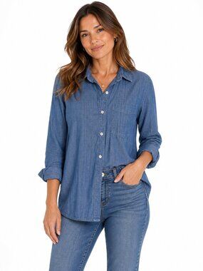 Sting Long Sleeve Button Up Slim Fit Sz 39 Classic Professional